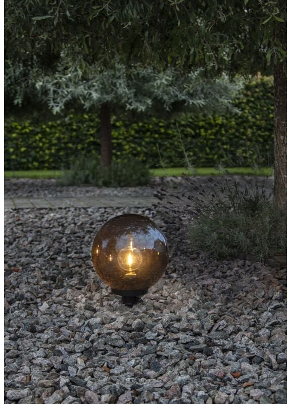 Dekoration Orby, Weglampe, Erdspieß, Schwarz, Kugel, Außenbereich, E27, 34 cm - Star Trading