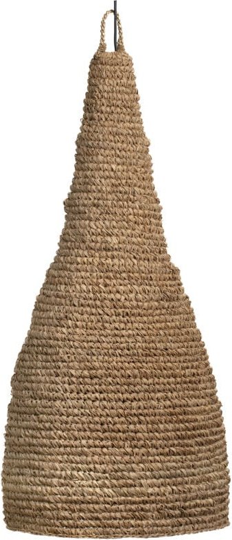 Hängeleuchte aus Naturfasern E27/220-240V 25x25x75cm