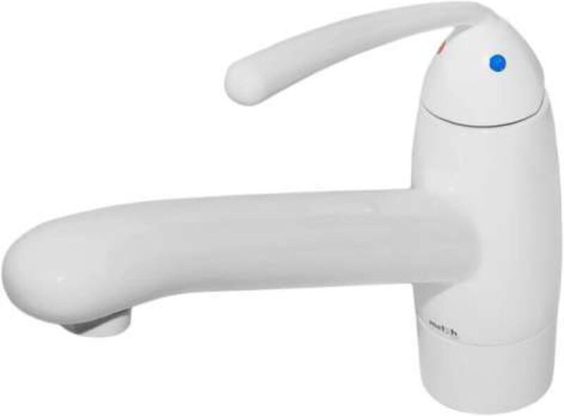 Sanundo - Meloh Spültischarmatur Küchenarmatur Einhandmischer Weiss mit schwenkbarem Auslauf