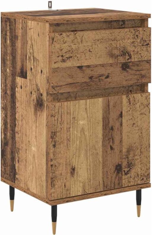 Thumbnail - Sideboard Altholz 40 x 35 x 70 cm Verbundholz und Eisen vidaXL