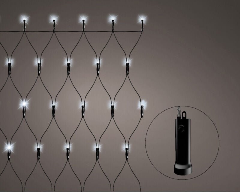 Kaemingk - Durawise Lichternetz 192 Lichter kaltweiß Lichternetz