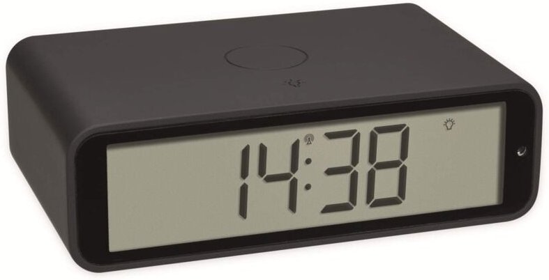 Dostmann 60.2560.10 Funk Wecker Anthrazit Alarmzeiten 1 - TFA