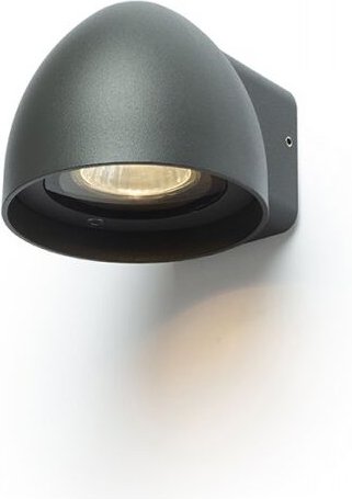 Bourdon Wandleuchte grau anthrazit 230V GU10 35W IP54