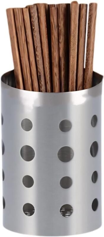 CSPARKV Essstäbchenhalter, Besteckabtropfgestell, Löffel-Organizer, Besteckhalter aus Edelstahl, Ständer, Besteckaufbewa...