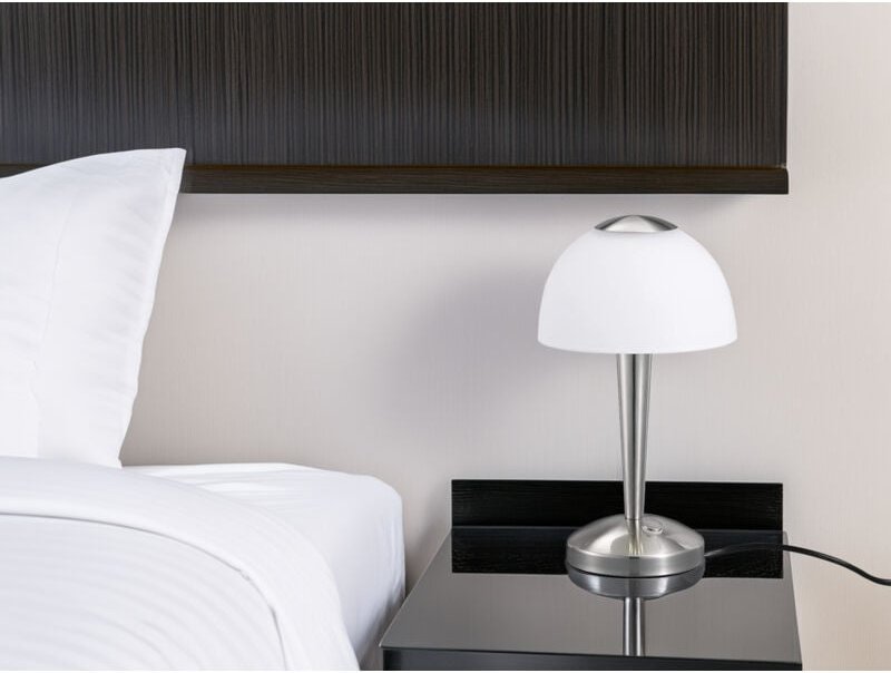 Led Tischleuchte ventura Silber 3-fach dimmbar, Höhe 29cm