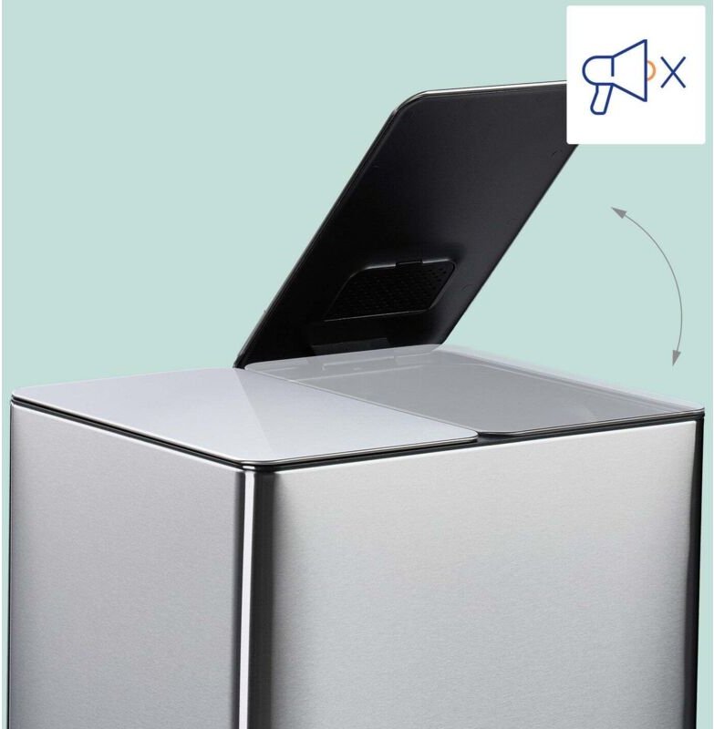 Kuchenabfalleimer mit dualem 15 liter geruchsfiltersystem