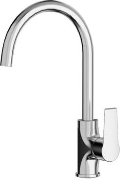 Iperbriko - Einhebel-Spültischmischer mit drehbarem Auslauf - Ten Line, Chrom