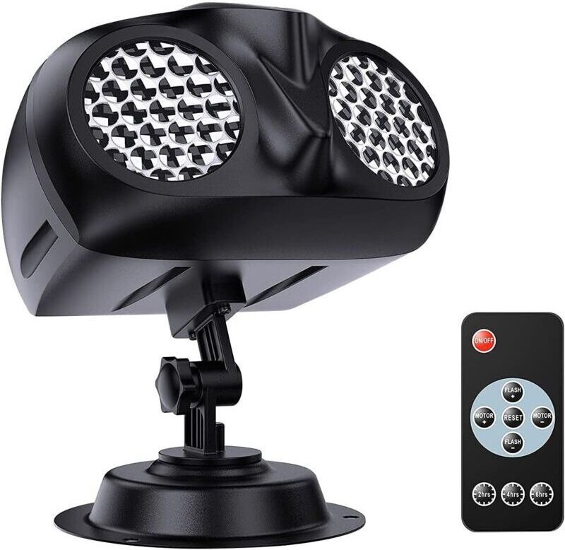 LED-Schneeflockenprojektionslampe – IP65 wasserdicht – Fernbedienung – Projektionsweite bis zu 10 Meter – Für den Innen-...