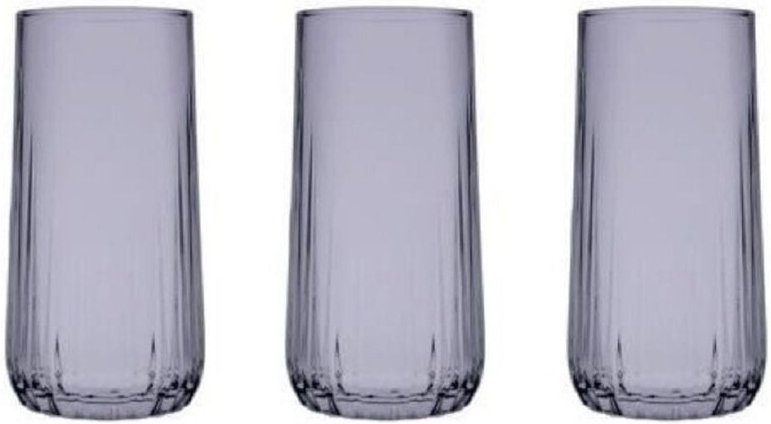 Pasabahce - 420695 Nova Trinkglas Su Bardagi 3-teilig 360ML Grau Cocktailgläser Saftglas