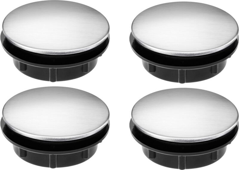 Linghhang - Spülbeckenlochstopfen, 4 Packungen (1,1-1,57 Zoll Durchmesser), Spülbecken-Wasserhahnlochabdeckung, Edelstah...