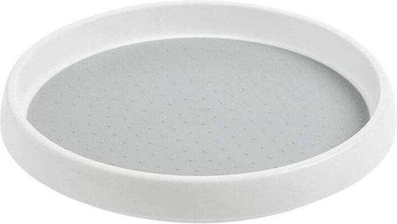 Vtizikl Plateau tournant à épices Spice, étagère à épices, plateau rotatif en plastique pour placards de cuisine, 24,5 c...