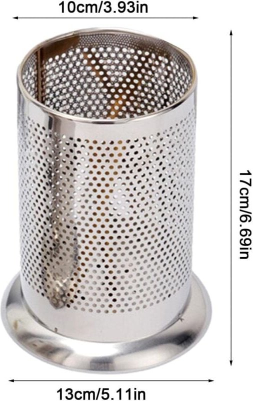 Csparkv - Küchenbesteckhalter, Löffel, Gabel, Abtropfgestell, Edelstahl, Küchenorganizer, Essstäbchenhalter, Küchenutens...