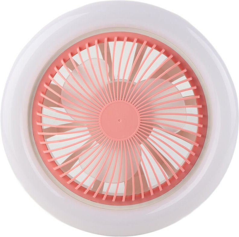 Thumbnail - Kleiner E27 30W LED-Deckenventilator mit Leuchte, verstellbar und leise, für Kinderzimmer, 85-265V