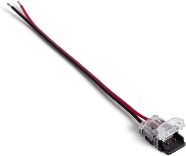 Clip-Verbinder mit Kabel IP20 für LED-Streifen Einfarbig