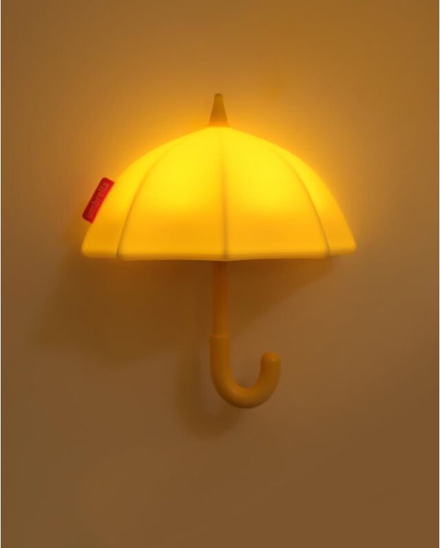 Hübsches Kinder-Nachtlicht in Regenschirmform - Magnetische Silikon-Bettlampe mit Touch-Steuerung und Automatischer Absc...