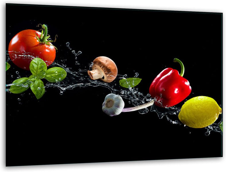 Glashakkungsbrettänder 40x30 Gemüse