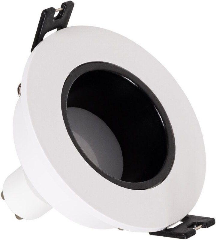 Efectoled - Downlight Einbaustrahler Konisch GU10 6W Schnitt ø 75mm Niedriger urg pc No Flicker 3000K Warmweiß