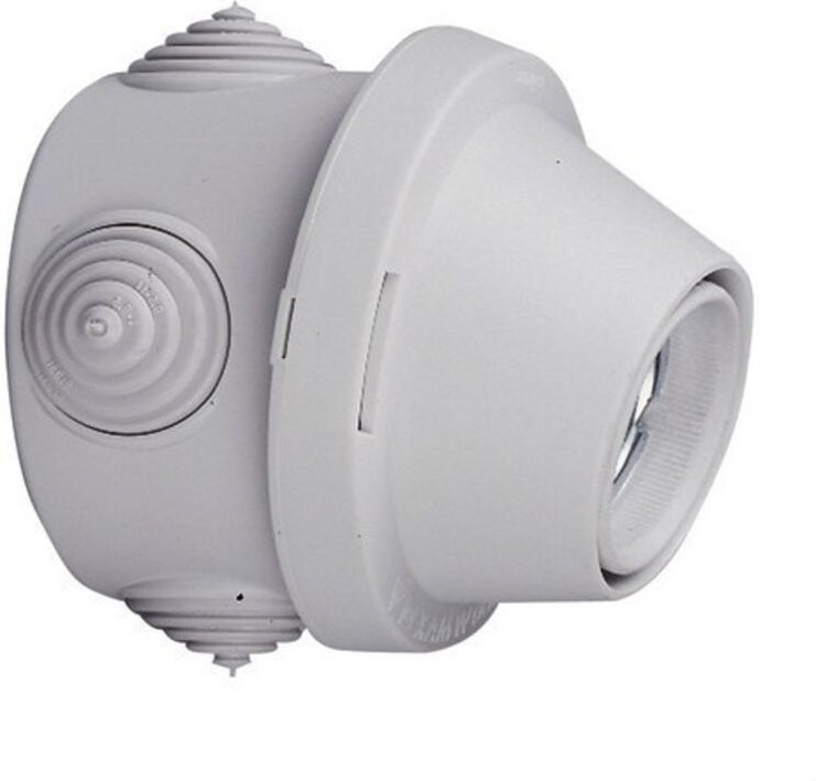 Porzellan-Lampenfassung E27 wasserdichte Dose rekt