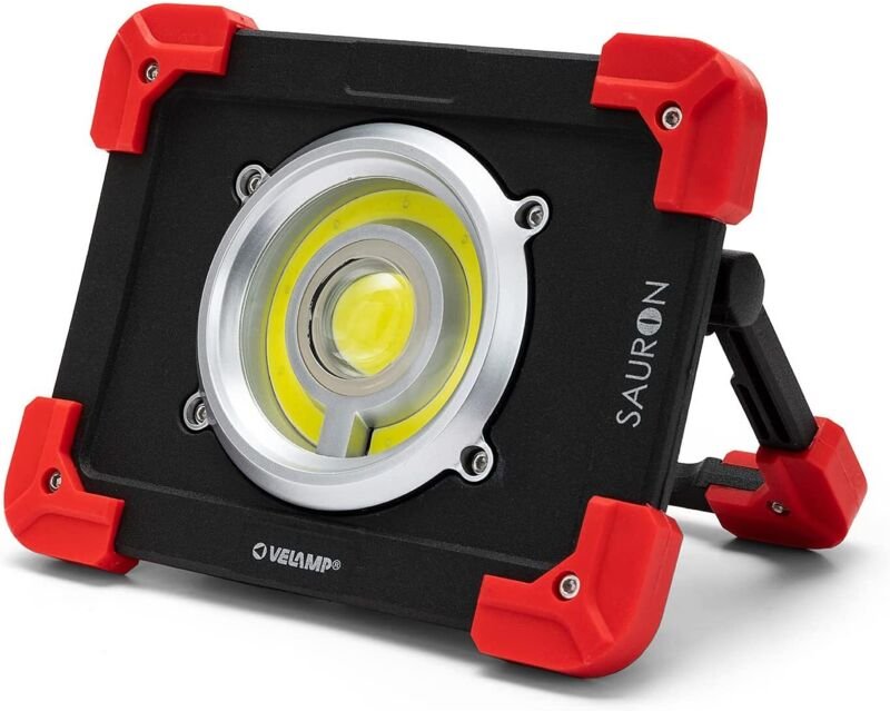 Velamp LED-Arbeitsleuchte Akku Sauron Strahler 20 Watt 1200 Lumen IR827