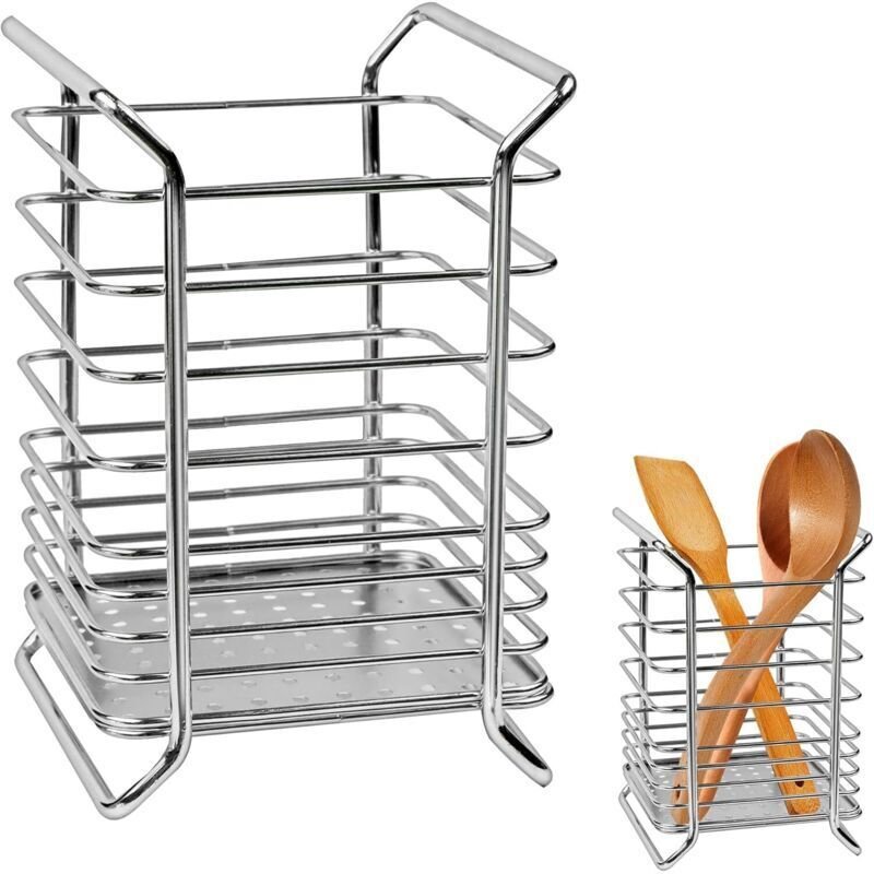 Küchenutensilienhalter, Küchenutensilienregal aus Metall, leicht zu reinigender Küchenutensilien-Organizer, offener Küch...