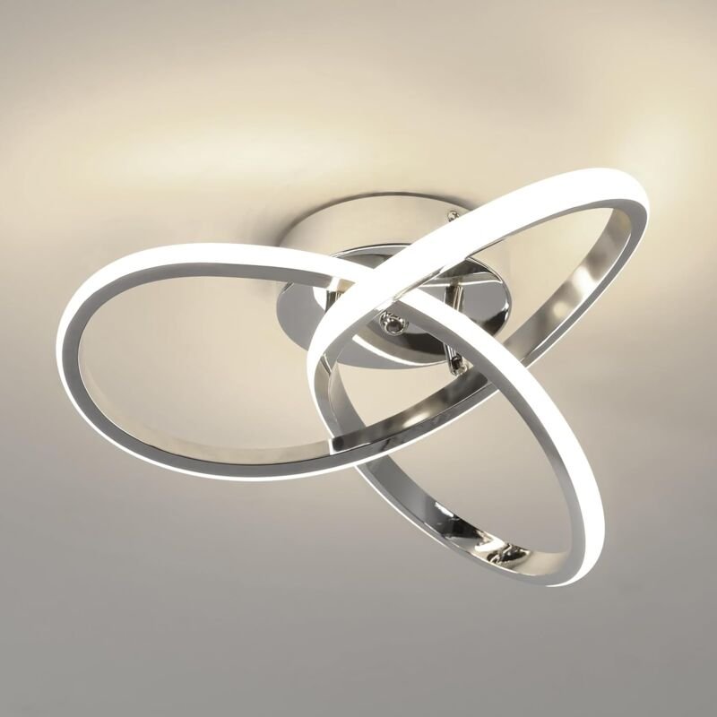 Comely - Plafonnier led Moderne, Kreatives LED-Deckenleuchte aus Aluminium 30W, Pendelleuchte für Küche, Wohnzimmer, Sch...