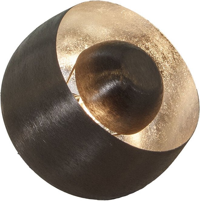 Black/Silber Metal Table Lampe 1xe27 max.25W nicht enthalten ° 21x20cmpour alle Stile, um dem Haus eine Note zu verleihe...