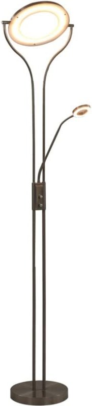 Stehlampe 18 w Silbern 180 cm Dimmbar Vidaxl