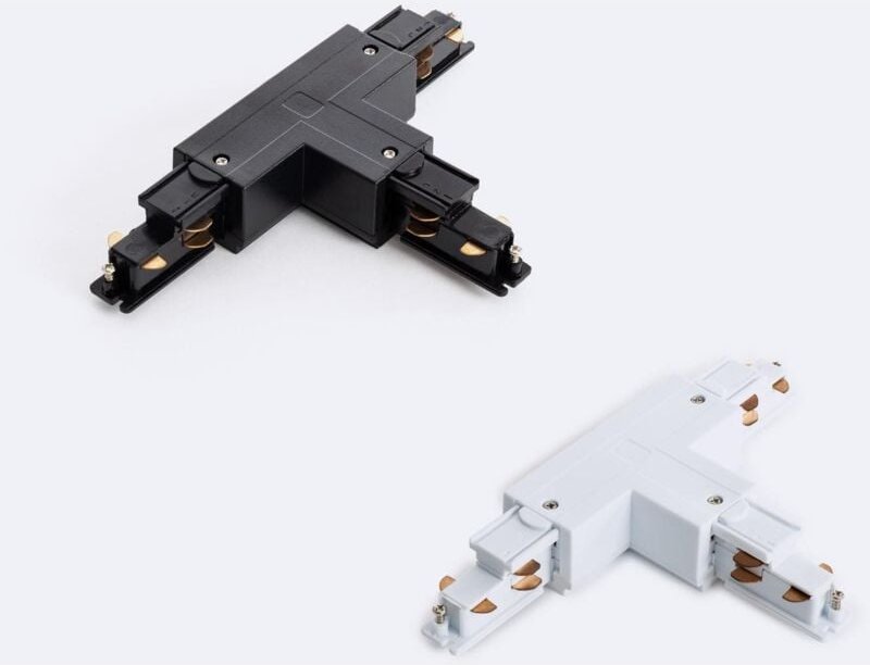 Verbindungsstück Left Side Typ T für 3-Phasenstromschiene DALI Schwarz