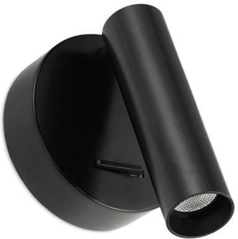 Leds-c4 - Stylus - led Wandleselampe Schwarz 500lm 3000K