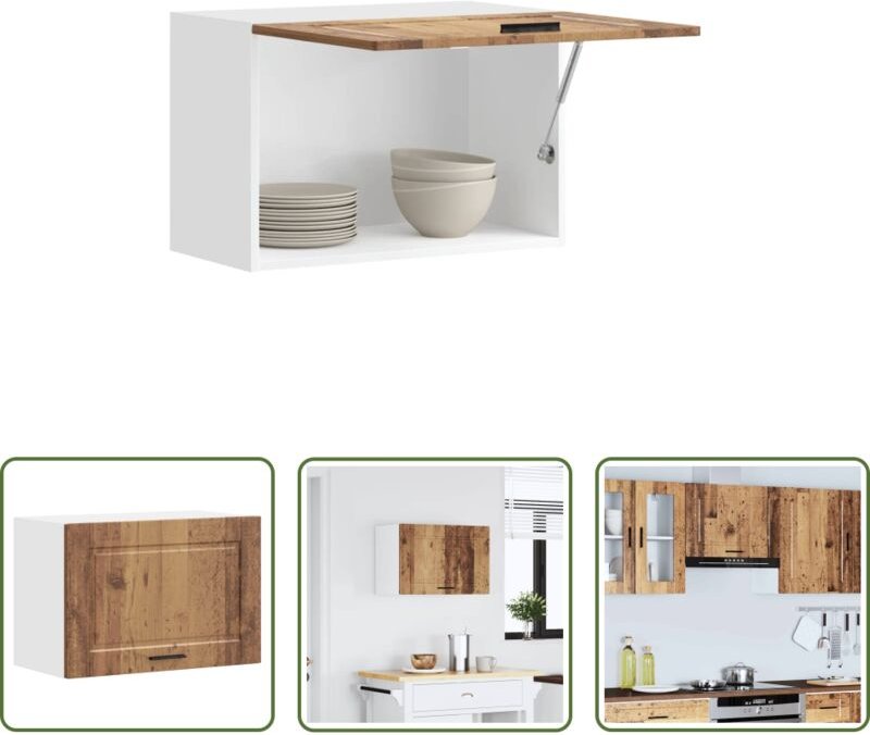 vidaXL Altholzoptik - Küchen-Hängeschrank Porto Altholz-Optik Holzwerkstoff