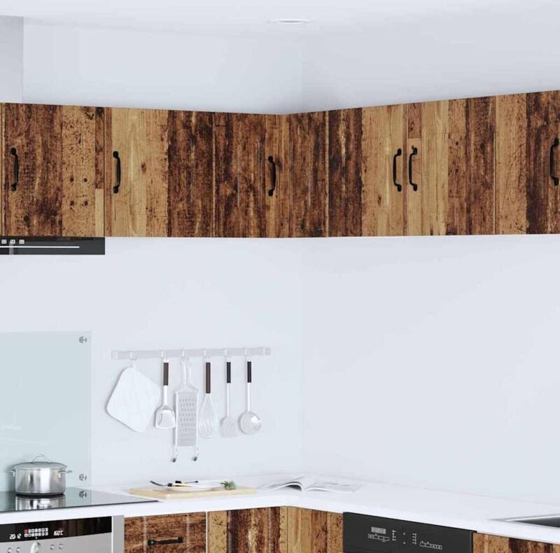 Küchenschrank mit Regal Altholz 57 x 57 x 40 cm Holzwerkstoff vidaXL