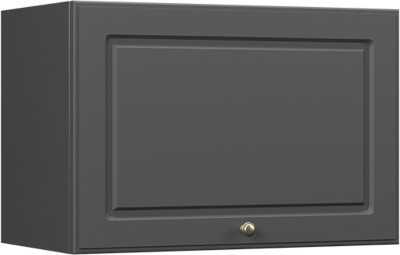 Hängeschrank Fame-Line, Anthrazit-Gold Landhaus, 60 cm Flach, Vicco