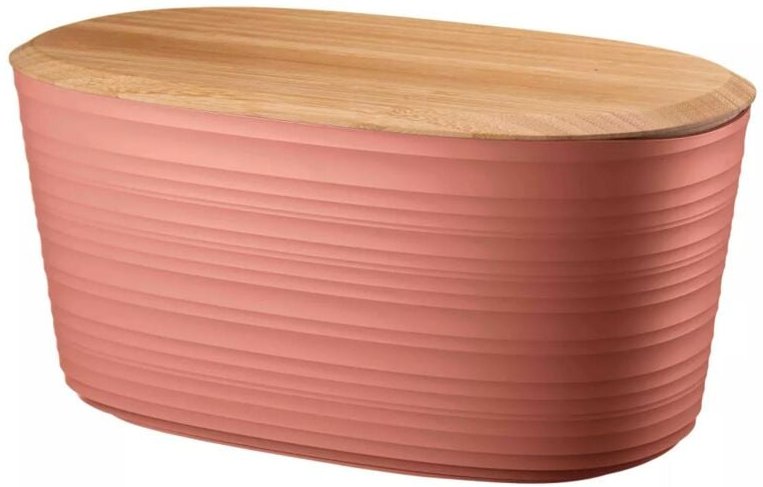 Iperbriko - Terrakotta-Brotkasten mit Deckel und Schneidebrett