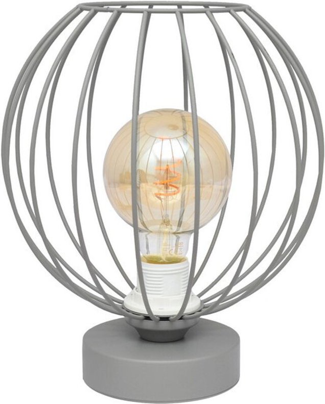 Mercure Tischlampe Grau 24cm - Helam