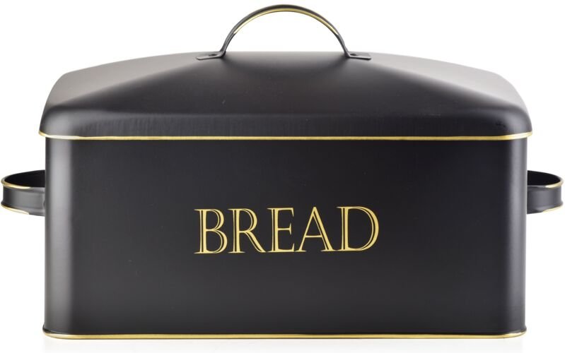 SANDY VINTAGE Brotkasten 39x18xh21cm SCHWARZ