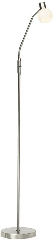 Thumbnail - Lampe Philo led Standleuchte 1flg eisen/weiß 1x LED-D45, E14, 4W LED-Tropfenlampe inklusive, (450lm, 2700K) Mit Kippscha...