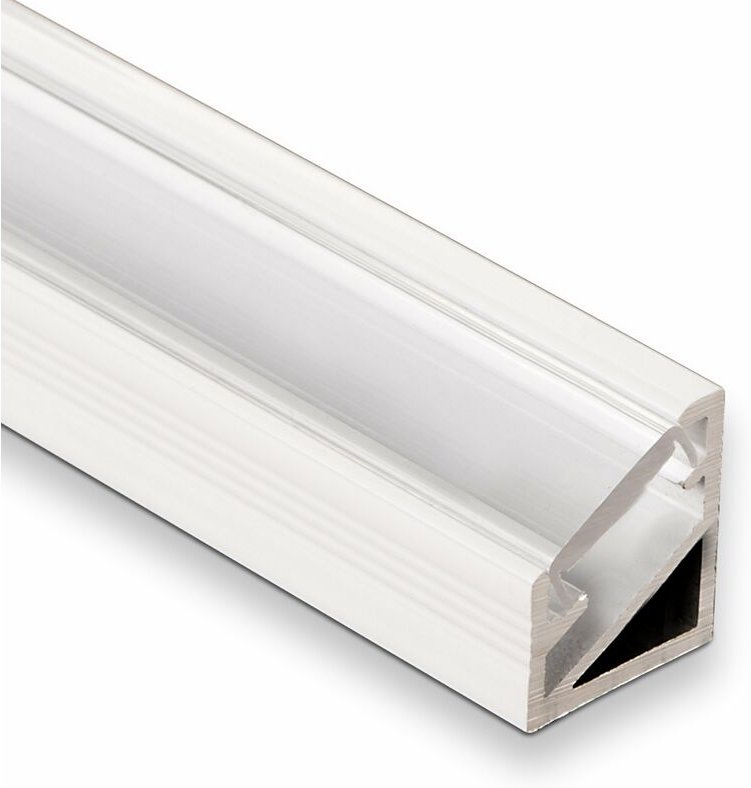 So-tech - 5er Pack - led Eck-Profil-66 WEIß / klar 2m für led Streifen