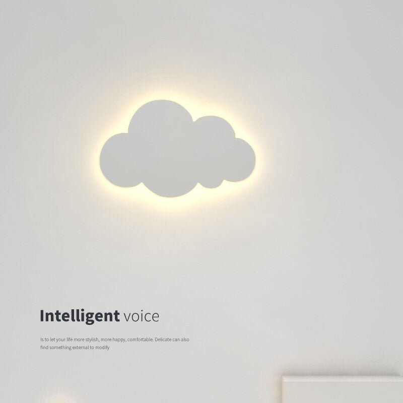 Qiyao - Moderne Wandleuchte für den Innenbereich - Acryl-Lampenschirm mit integrierten LEDs - dreifarbiger Lampenwechsel