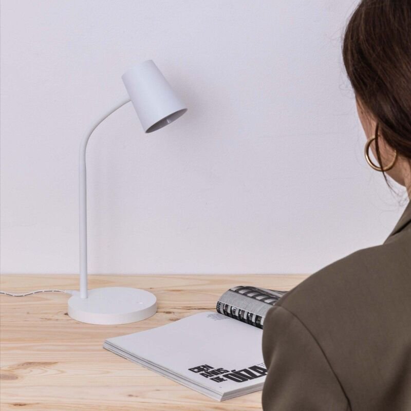 Delo Weiße Tischleuchte