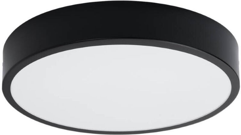 Moderne runde Deckenleuchte, schwarz, Ø40, ONYX LED, 23W, SL.1244, Sollux Lighting