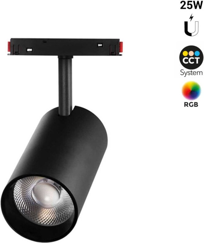 Rgb cct Strahler Magnet Schienensystem 48V 25W MiLight