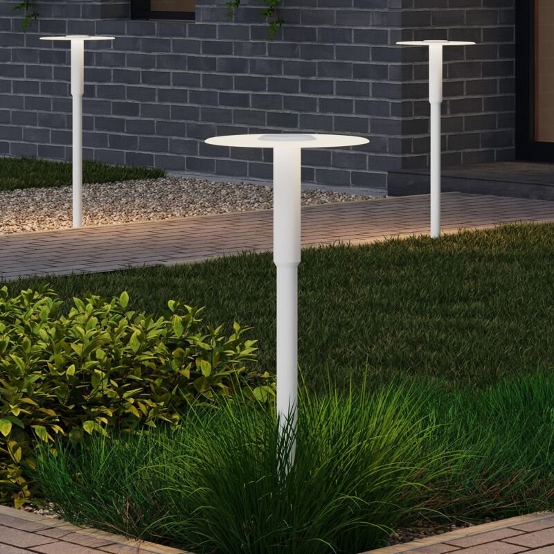 Mai & Mai Außenleuchte ⌀300xH804mm IP65 Wegeleuchte Außen Pollerleuchte für Garten, 3000K Stehlampe Gartenlampe Außenlam...