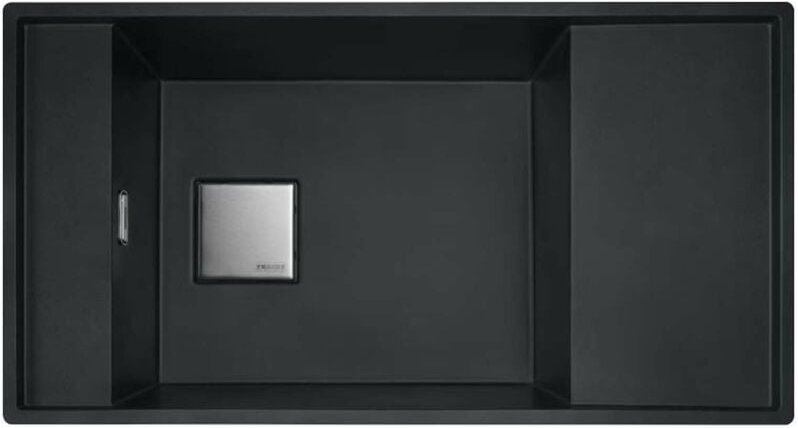 Franke - Fresno - Fragranitspüle fsg 611-88, 88x50 cm, Onyx 114.0616.906