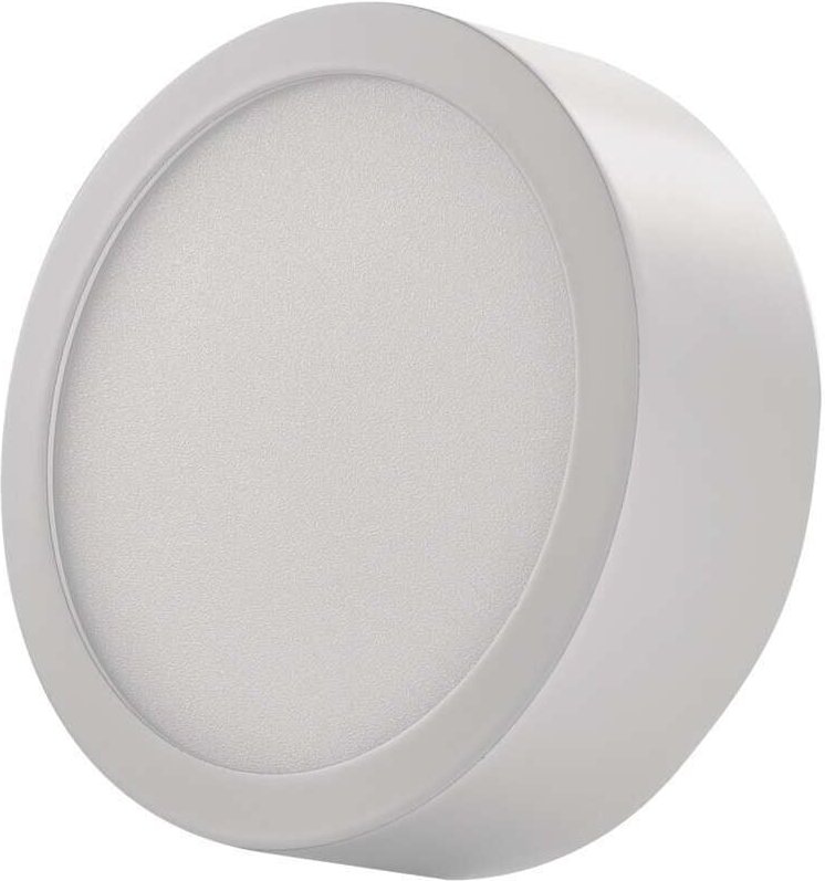 LED Einbauleuchte rund IP20 silber neutralweiß 7,6 W 120 x 40 mm