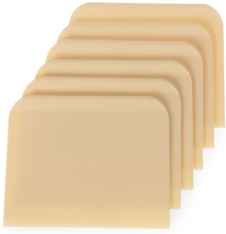 Teigschaber - 6 Stk., 6 Stk., 120x96mm - Hendi