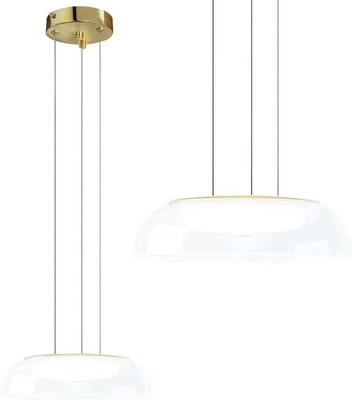 Led-Hängedeckenleuchte Toolight App1691-1pc Gold