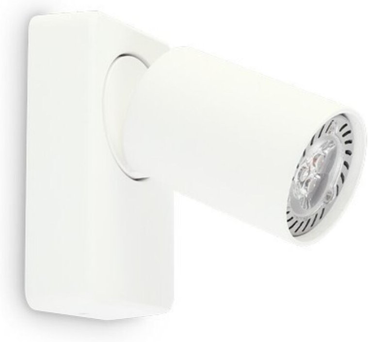 Rudy - Innenscheinwerfer Wandleuchte 1 Hellweiß, GU10 - Ideal Lux