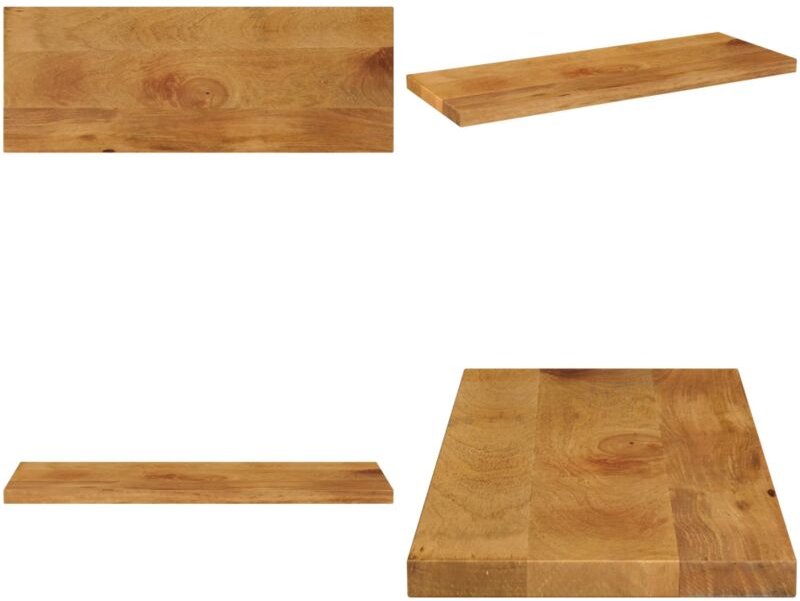 Tischplatte 70x30x2,5 cm Rechteckig Massivholz Mango - Massivholz - Mango