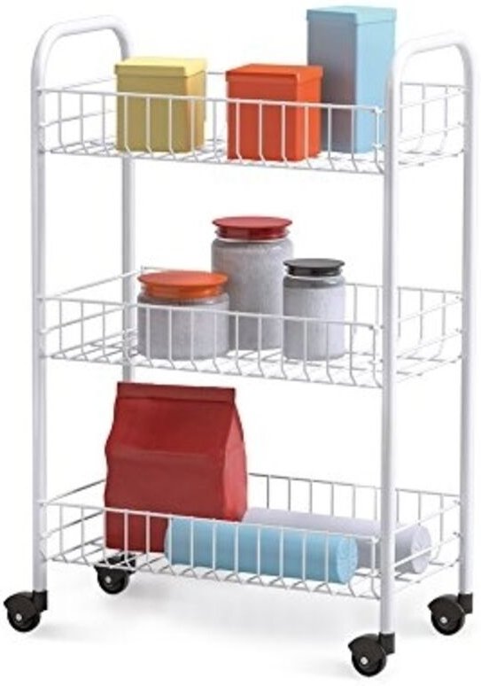 Mehrzweckwagen 3 Etagen 41x23x63cm Metaltex