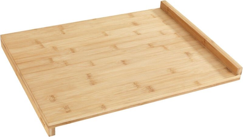 Schneidebrett mit Anlegekante Bambus, Bambus, Braun, Bambus braun - braun - Wenko